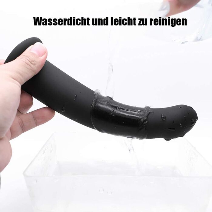 Анальний дилда ChicLSQ з сильною присоскою, силіконовий масажер простати та G-точки, дилататор ануса, стимулятор, анальний плуг для дорослих, мастурбація, SM, секс-іграшка для жінок, пар, чоловіків (L-довгий 20.5 см)