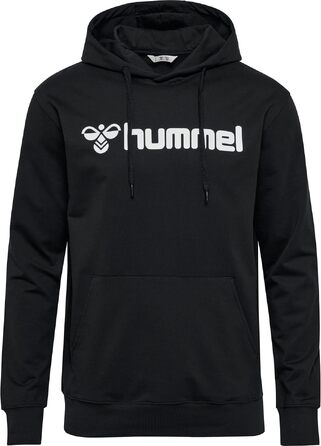 Чоловічий худі Hummel Hmlgo з регульованим поясом, органічна бавовна, чорний, розмір 3XL