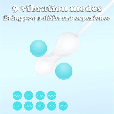 Вібратор з дистанційним керуванням та додатком, 9 режимів вібрації для жінок, портативний масажер G-Spot для пар, білий