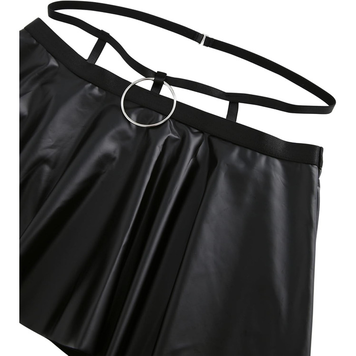 Чорний комплект білизни з корсетом, чашками та шнурівкою Liloy для жінок (3XL)