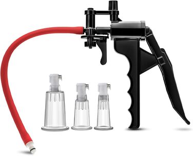 Набір для стимуляції клітора та вагіни: вакуумний насос, стимулятор сосків. Для дорослих.