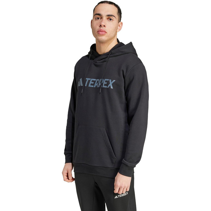 Чоловіче худі Adidas Terrex Multi Large Logo чорного кольору, розмір XL