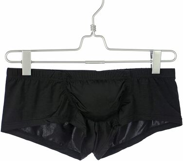 Чоловічі шорти Faringoto, боксери-сліпи з шовку, чорного кольору, дихаючі