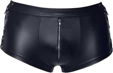 Чоловіча ременна майка з латексу, чорна XL | Сексуальна білизна, облягаючий топ з еластичної шкіри