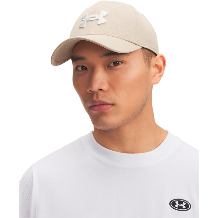 Дитяча кепка Under Armour Blitzing ADJ для хлопчиків, регульована, L-XL, колір City Khaki / White Quartz