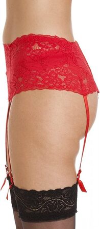 Пояс-стрічка Silky Sexy, червоний або білий, широкий, з мережива (XL, Червоний)