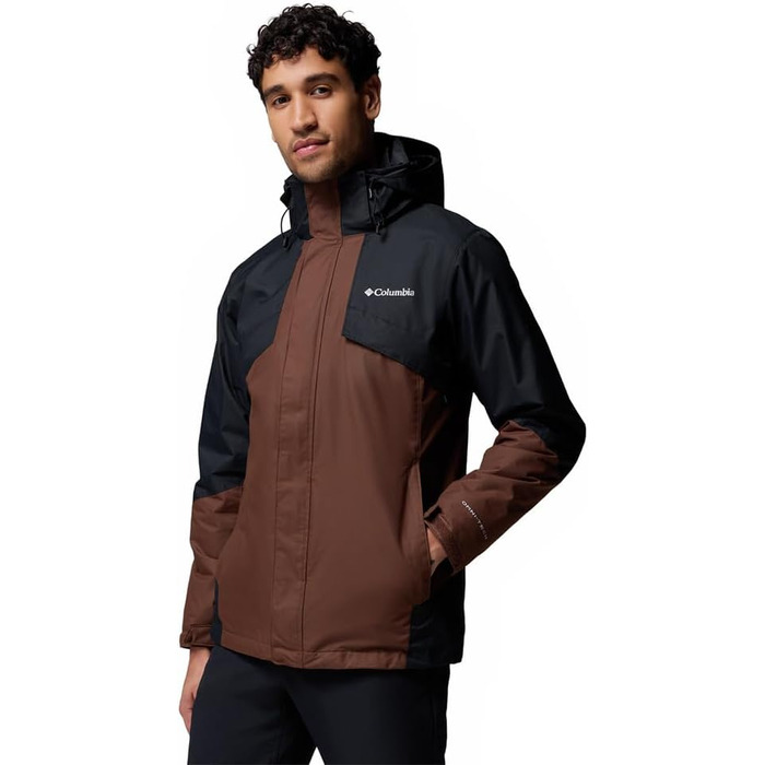 Чоловіча зимова куртка Columbia Bugaboo Fleece Interchange 3-в-1, колір Ancient Fossil, розмір L
