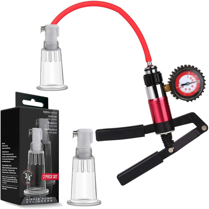 Вагінальна/Кліторальна помпа для жіночих інтимних процедур, силікон