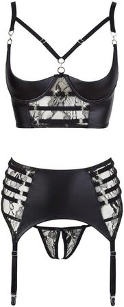 Жіночий комплект білизни Abierta Fina Hebe Set (Чорний, 75B/S)