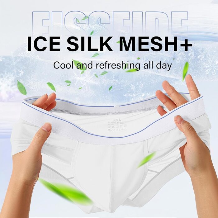 Сліпекси чоловічі PHOLEEY з мікрофібри, 3 шт. (XXL) - дихаючі, без швів, м'які