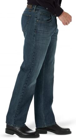 Чоловічі джинси Wrangler Free to Stretch Relaxed Fit, темно-сині (Marin), 42W / 30L