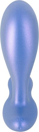 Вібратор Sweet Smile Flexible - 3,3 см (Анальний, Металевий, Синій)