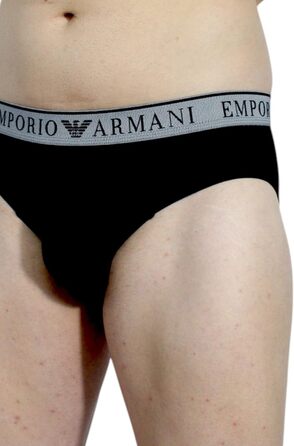 Слип Emporio Armani (2 шт.) (L, Чорний/Білий)