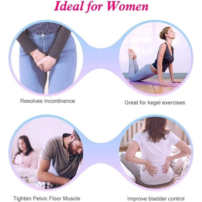 Силіконові вагінальні кульки Кегель 3 шт. (фіолетовий) - тренажер для зміцнення м'язів та сексуального здоров'я