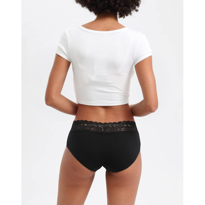 Сліпешки жіночі бавовняні з мереживом INNERSY, зручні, hipster, 6 шт., класичні кольори, розмір 38