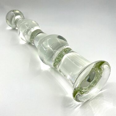 Скляний анальний дildo ScreaAss 31 см XXL з анальними кульками, 48/52/58 мм, для чоловіків та жінок