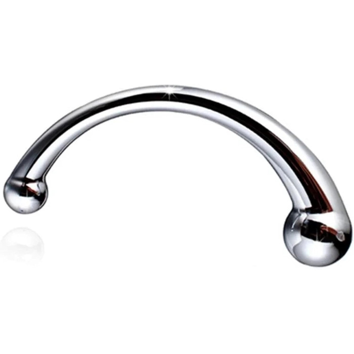 Анальний плагін з нержавіючої сталі, подвійний, великий, фальшивий ділдо, металеві анальні кульки, масажний стрижень, іграшка для вагінального сексу