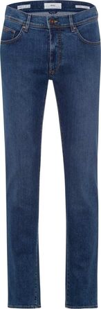 Чоловічі прямі джинси BRAX Cadiz Premium Flex, темно-сині, Regular Blue Used, 38W/30L