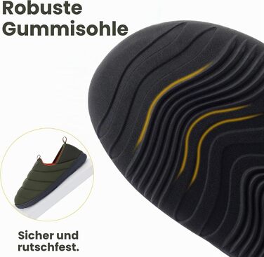 Чоловічі домашні капці-лофери RockDove Pufflite двоколірні стібані, з підошвою для дому та вулиці, колір темно-зелений (Jägergrün), розмір 42 EU