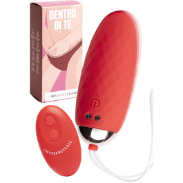 Vibro Ei для дорослих з пультом керування - вібратор для чоловіків, жінок та пар, стимулятор G-точки, червоний