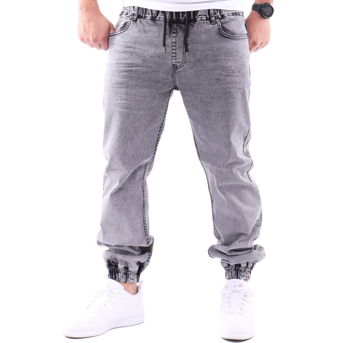 Чоловічі джинсові джогери Reslad Slim Fit RS-2073, сірі (розмір M)