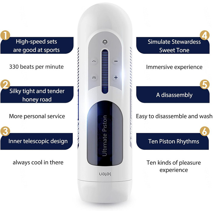 Електричний мастурбатор для чоловіків з телескопічною функцією, автоматичний, секс-іграшка
