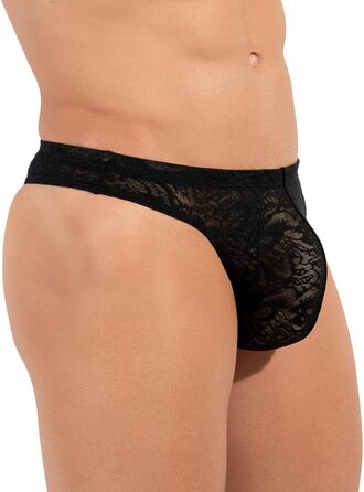 Чоловічі стринги HOM 2 шт. в упаковці, чорний колір, розмір XL