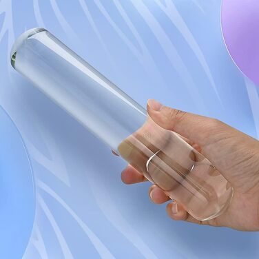 Анальний дилдо з скла, стимулятор G-точки, для чоловіків та жінок, стимуляція простати, SM, XXL