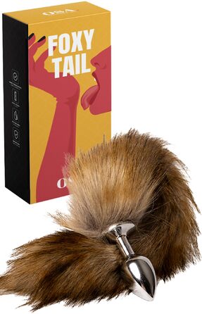 Анальний вібратор Be My Foxy з пультом дистанційного керування, 10 режимів, USB-зарядка, для чоловіків та жінок