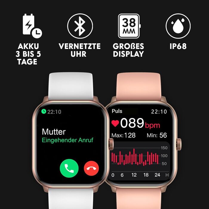 Смарт-годинник ICE-WATCH Ice Smart з силіконовим ремінцем, 1.85