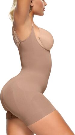 SHAPERX Формотворчий боді для жінок, спідниця Sienna-Shorts, XXS-XS