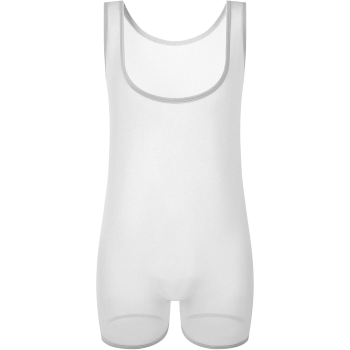 Спортивні шорти для боротьби SRZYMJ для чоловіків: комфортні, з підтримкою, для тренувань та змагань (M, білий)