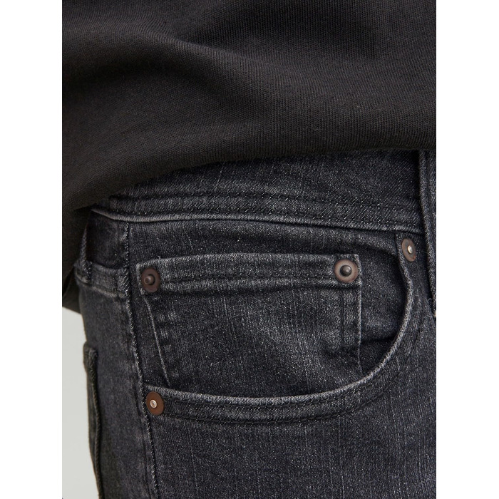 Чоловічі джинси Jack & Jones JJITIM JJORIGINAL AM 012 LID NOOS, чорний денім (32W / 30L)