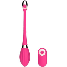 Вібратор-яйце JFRong бездротовий з 10 режимами вібрації та пультом дистанційного керування для жінок, чоловіків та пар. Анальний, G-точковий, кліторальний. Еротична іграшка для дорослих