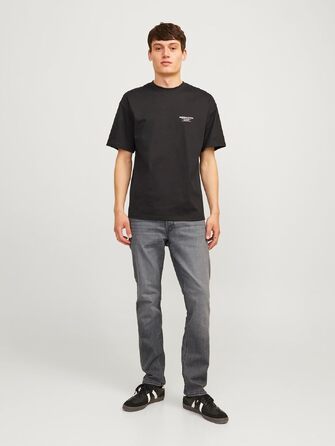 Чоловічі джинси Jack & Jones Slim Fit JJIGLENN сірого кольору (29W / 32L)