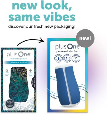 Персональний строкер для чоловіків plusOne, ультрам'який, повністю водонепроникний, дискретний дизайн