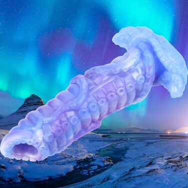 Анальний дилдо Jixaxe Monster Ovipositor з 5 силіконовими яйцями, G-Spot мастубатор, анальний плагін, іграшки для дорослих, SM, для жінок та чоловіків (глибокий фіолетовий)