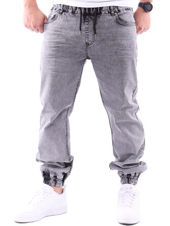 Чоловічі джинсові джогери Reslad Slim Fit RS-2073, сірі (розмір M)