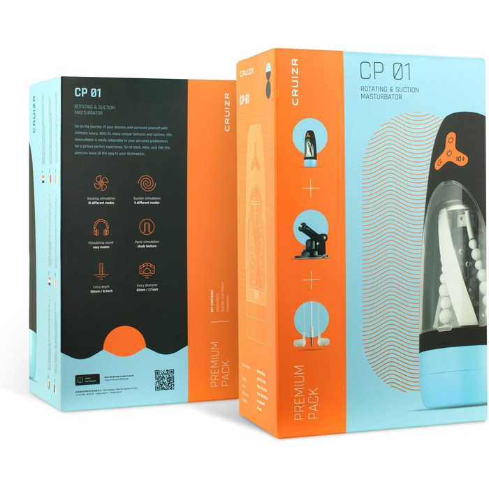 Електричний мастурбатор Blowjob CP01 - глибока стимуляція