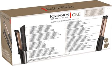 Фен для волосся Remington ONE з іонізацією D6077, 8 режимів, 4 насадки (дифузори, концентратори), швидке сушіння