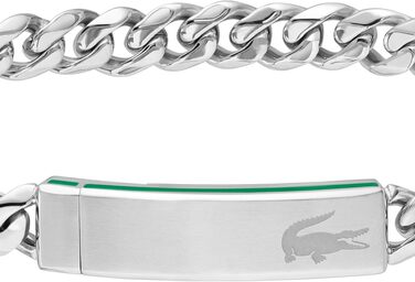 Чоловічий браслет Lacoste Baseline з ланцюжком, сріблястий