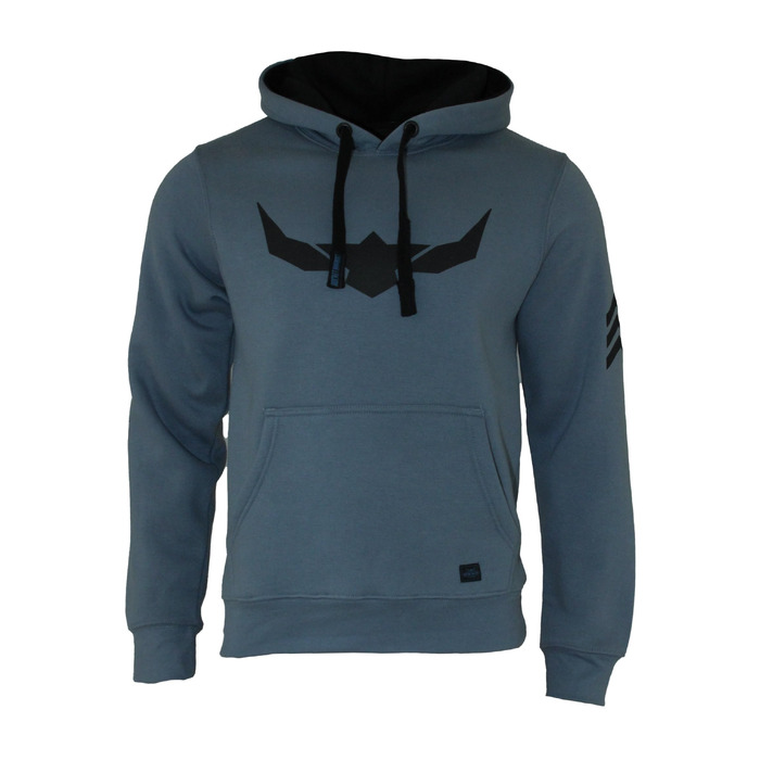 Чоловічий худі ROCK-IT Apparel Urban Streetstyle з капюшоном та флісовим начосом, камуфляж Dark Camo (Coronet Blau), розмір 3XL