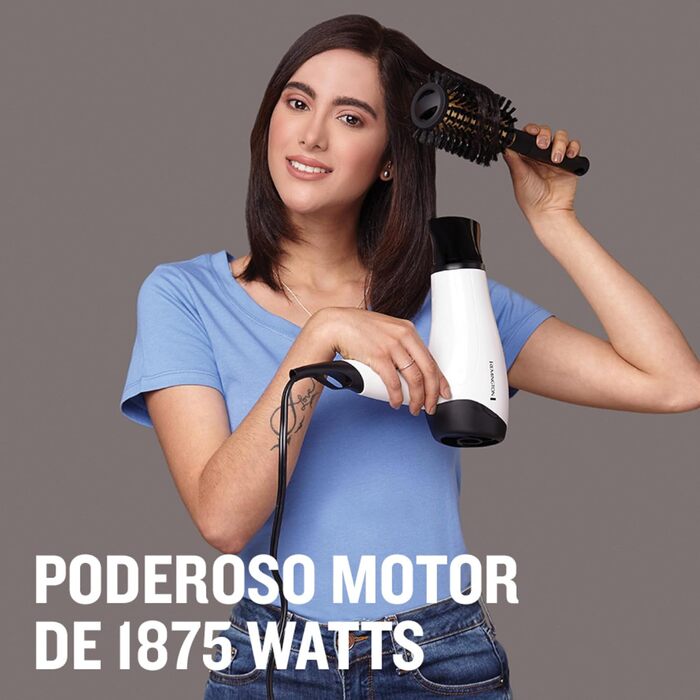 Фен для волосся Remington Power Volume D3015 з іонізацією, 2000 Вт, компактний, з дифузором та концентратором