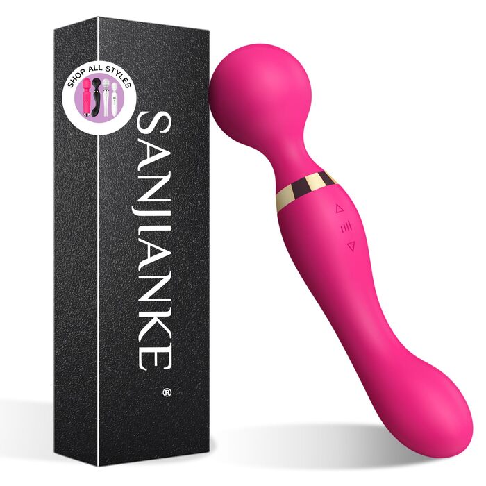 Вібратор дилда для жінок, G-точка, стимуляція клітора, 8 режимів, рожевий колір