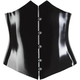 Корсет для схуднення Late X Latex Taillentrainer, чорний, XXL. Сексуальний корсет-боді для жінок