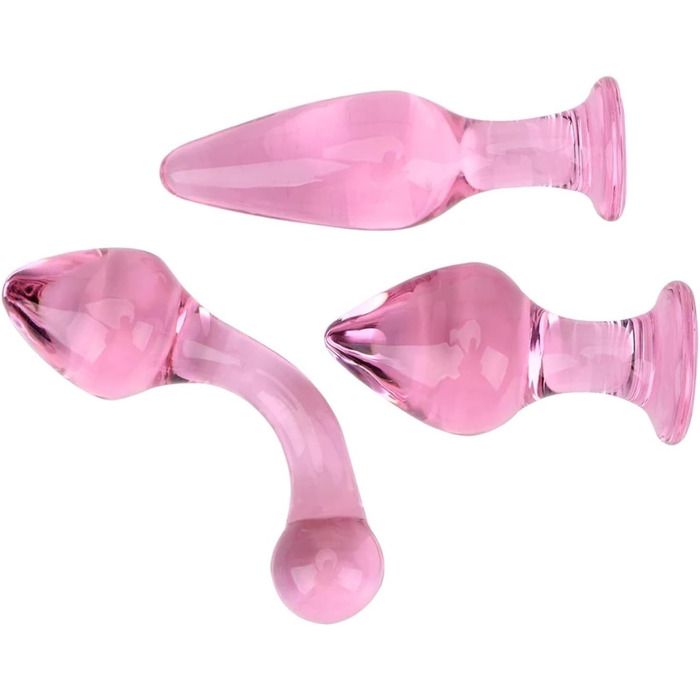 Анальний пробка з скла 35/38/42 мм для жінок, Dildo, іграшки для дорослих