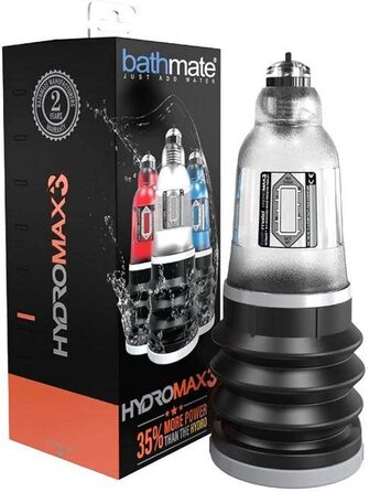 Bathmate Hydromax 3 - Прозора модель, 472 г