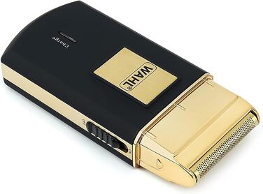 Електрична бритва для подорожей Wahl Travel Shaver Gold Edition — акумуляторна компактна машинка для гоління чоловіків, золотиста