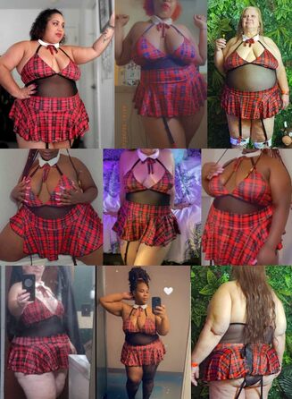 Еволюст (EVELUST) жіночий комплект нижньої білизни для ролевих ігор, костюм, сексуальна мереживна сукня-теді з зав'язками та міні-спідницею, червоний, розмір XXL