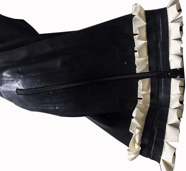 Латексна маска для BDSM, фетіш, бондж, косплей - з мереживом, для тематичних вечірок та Хелловін